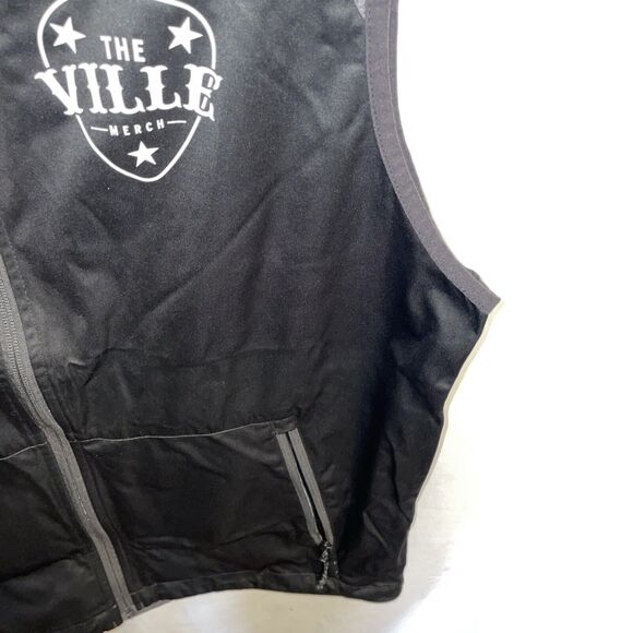 Elevate Athletic Vest Men’s Size Medium Black Gray Zip Front Pockets NWT - Picture 7 of 12